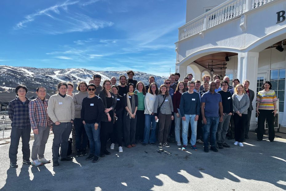 Large group photo of participants for NorESM3 Geilo kickoff